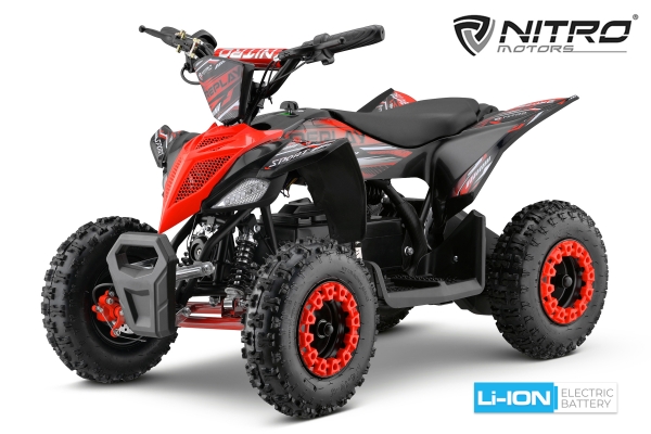 NITRO MOTORS 1000W 36V Lithium Eco mini Kinder Quad Replay DLX 6"